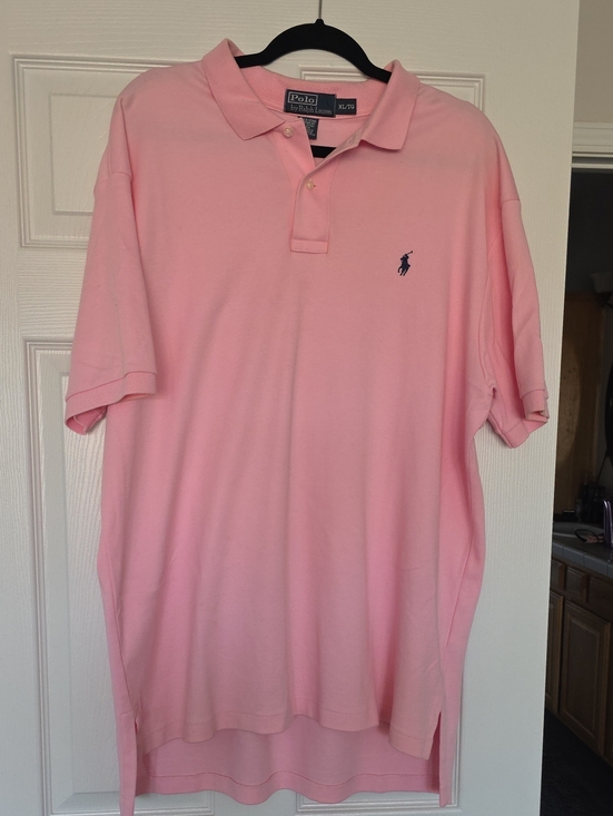Polo Ralph Lauren Other - Polo by Ralph Lauren Men’s Light Pink Polo with Navy Pony